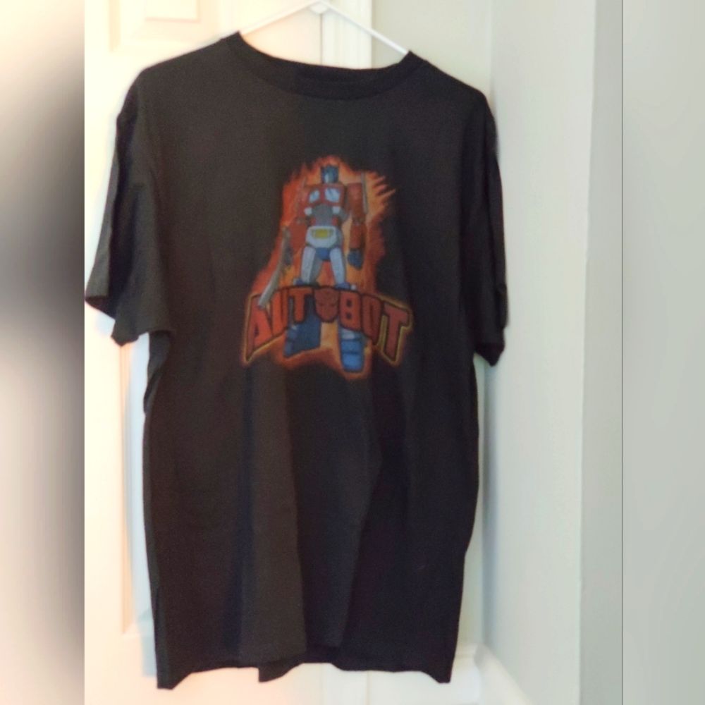 Transformers Autobot Mens T-shirt Black 1XL NWOT